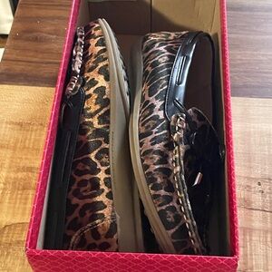 Kelly & Katie Leopard Print Flats